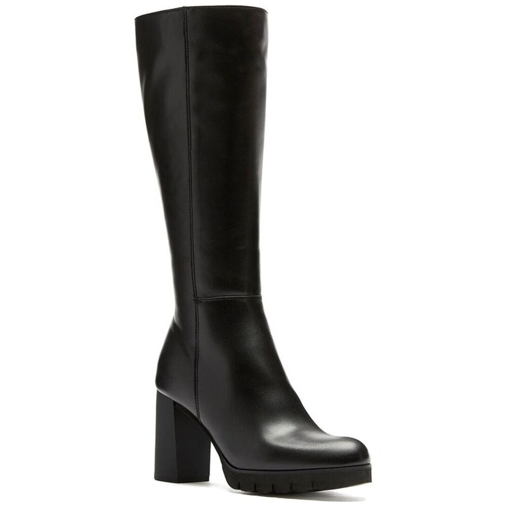 La CANADIENNE Women's Black Over-the-Knee Leather Boots